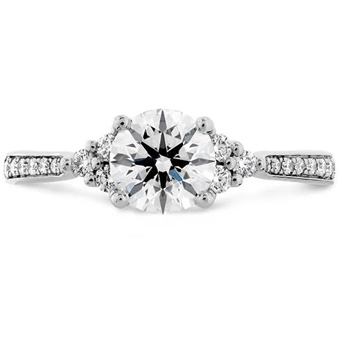 Bold Statement Ring-Hearts On Fire Felicity Queen Anne Diamond Engagement Ring