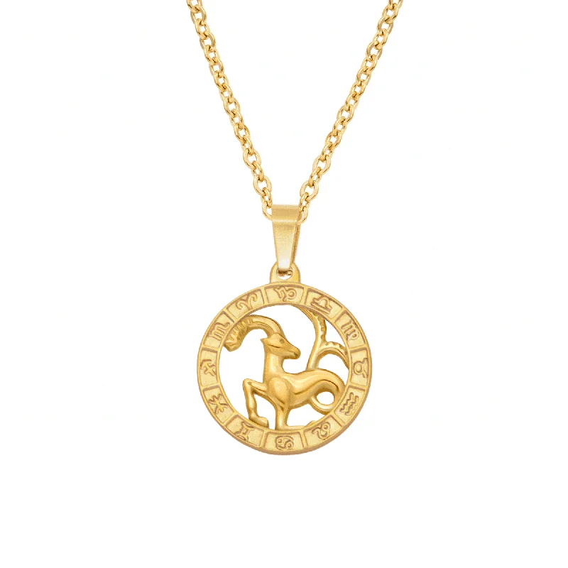 Luxury Chain Necklace for Women-Classic Zodiac Necklace