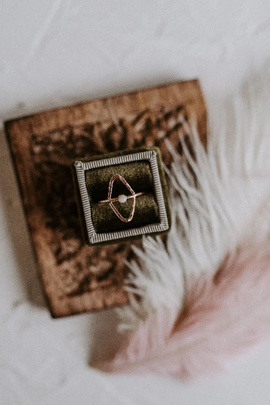 Custom Ring for Anniversary-Canyon Opal Ring