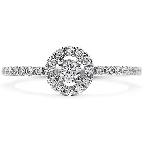 Elegant Diamond Ring-Hearts On Fire Repertoire Select Stackable Diamond Ring