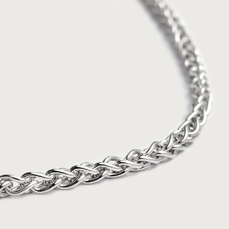 Unique Chain Necklace for Women-Signature Spiga Chain