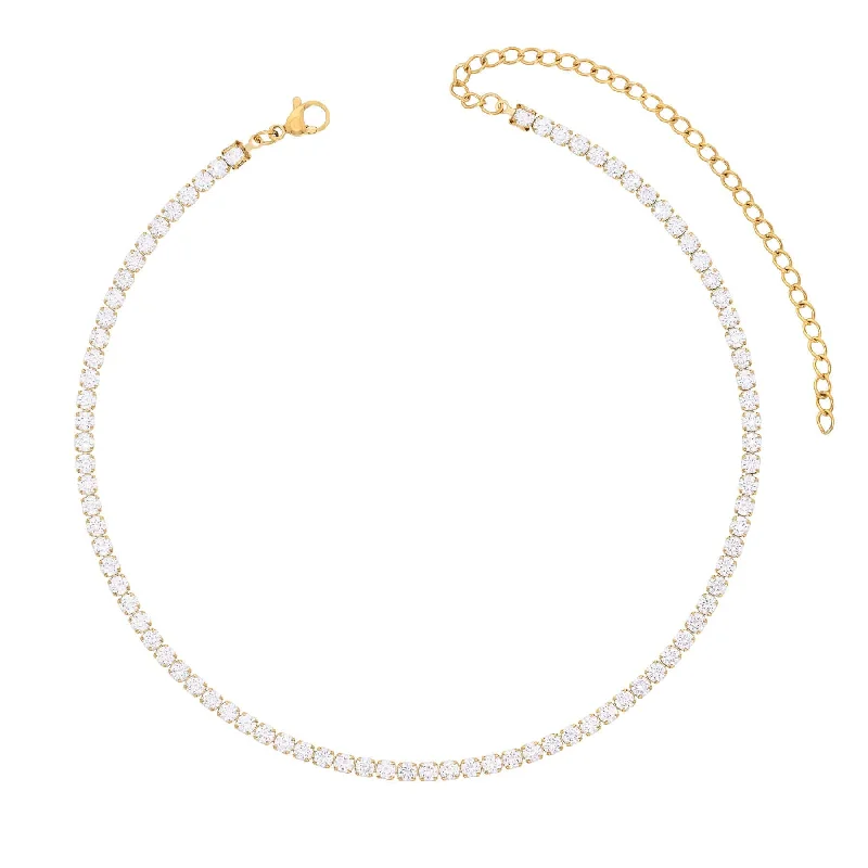 Delicate Chain Necklace-Louise Choker