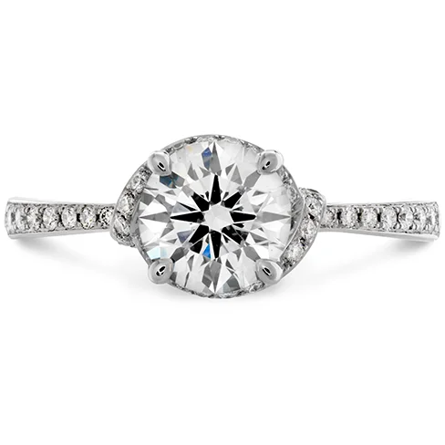 Women’s Designer Engagement Ring-Hearts On Fire Optima Engagement Ring Diamond Band