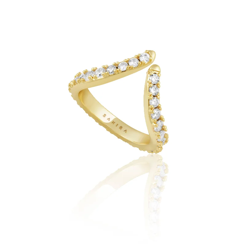 Simple Diamond Band-Alara CZ Ring