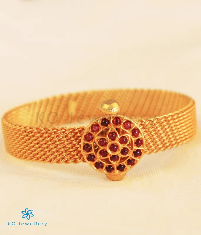 Custom Gold Bangle-The Abharan Silver Bracelet (Size 2.2/2.4/2.6/2.8)