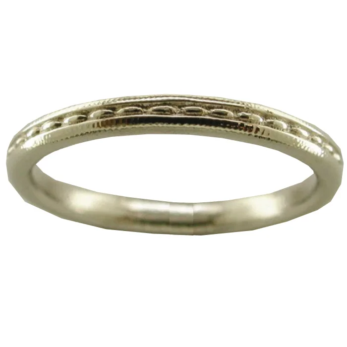 Unique Wedding Rings-Alex Sepkus Single Dash Band - R-60P