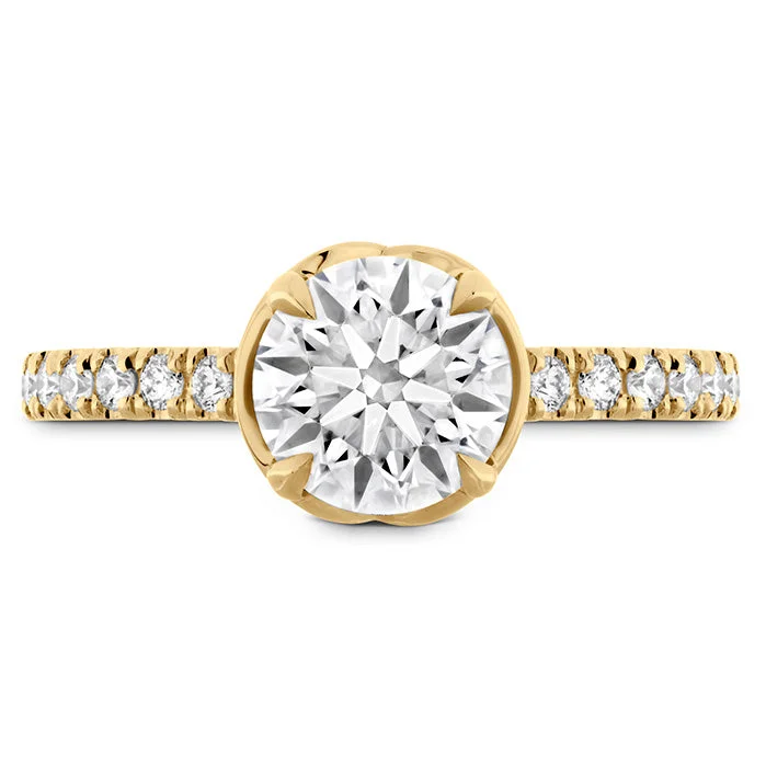 Yellow Gold Wedding Ring-Hearts On Fire Juliette Diamond Band Engagement Ring