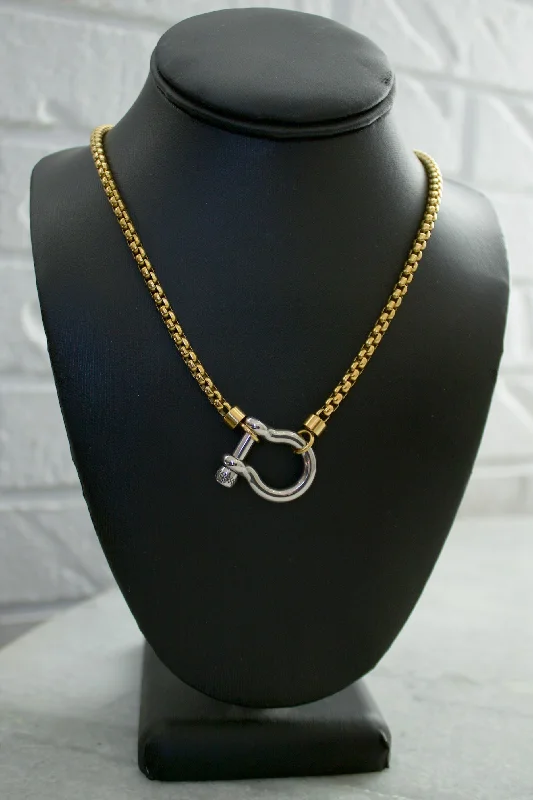 Chunky Chain Necklace-18K Off the Grid Necklace