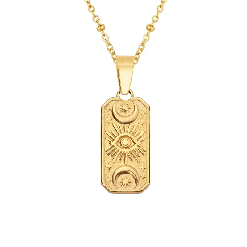 Luxury Gold Necklace-Spell Necklace