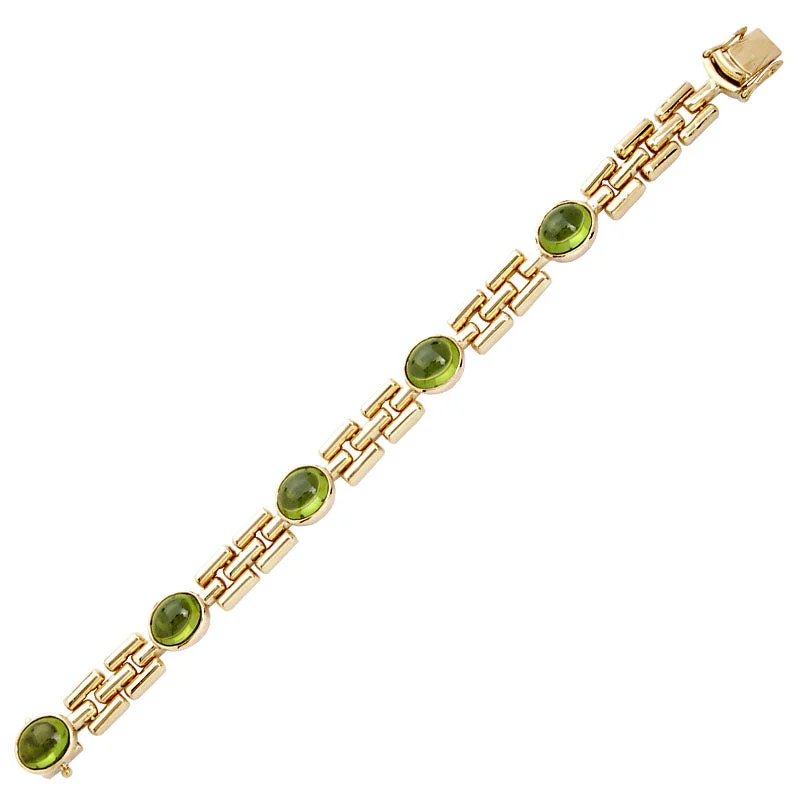 Silver Wrap Bracelet-Bracelet-Peridot