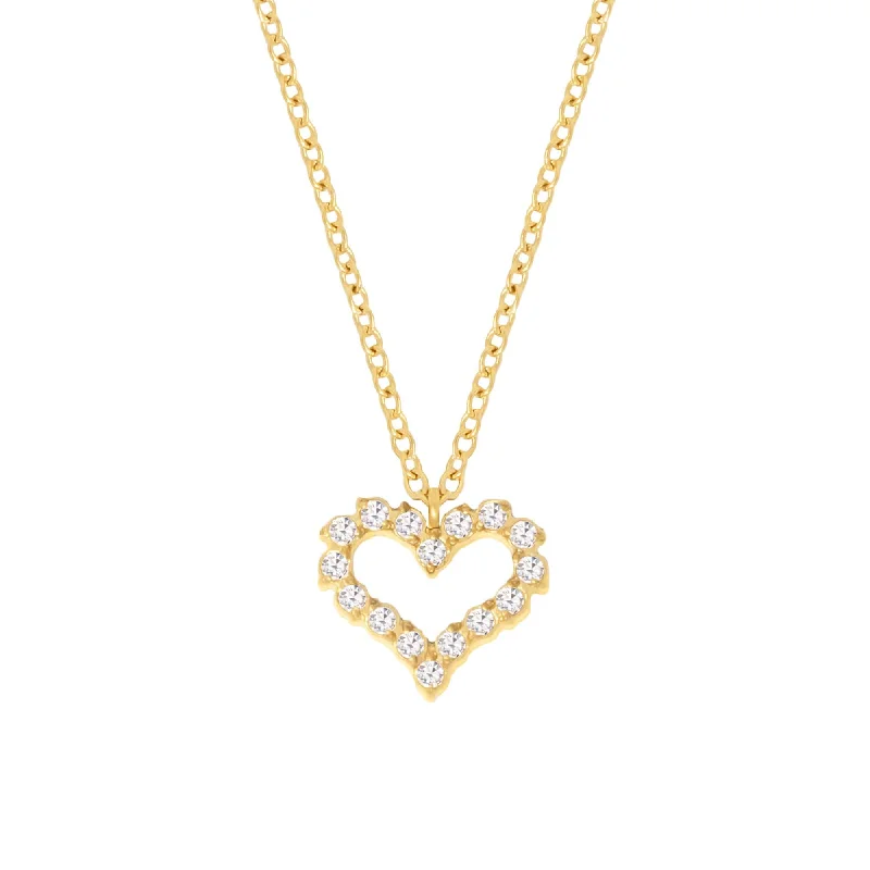 Gold Necklace for Everyday Wear-Inspired Heart Necklace