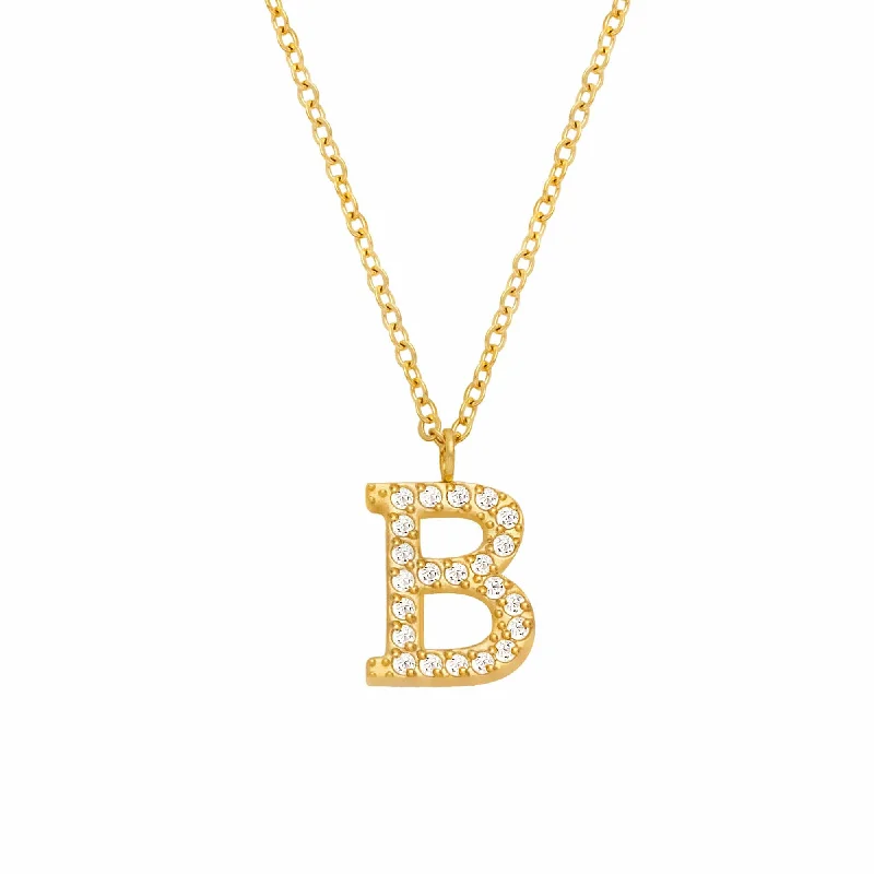 Adjustable Necklace-Bliss Initial Necklace