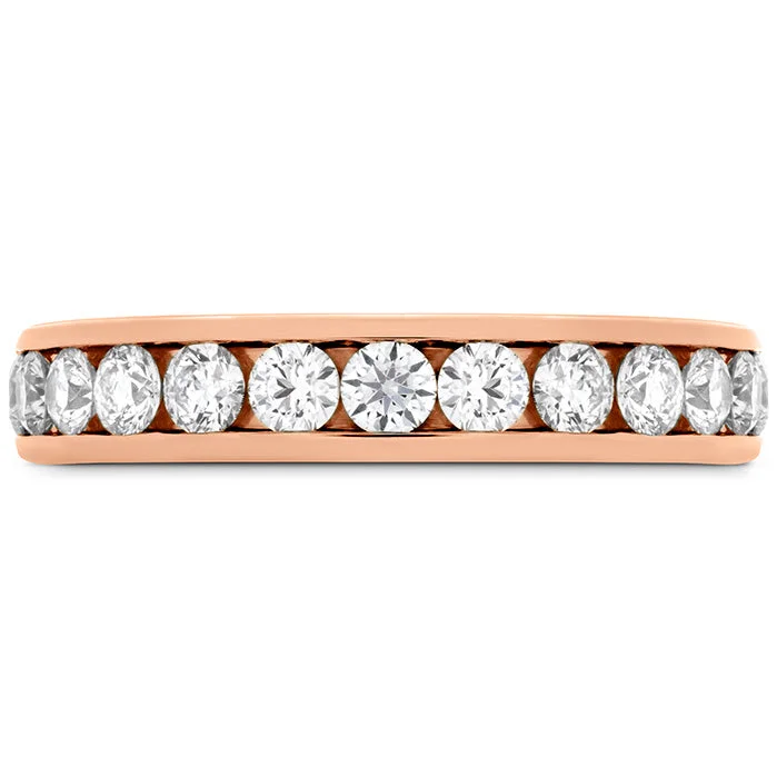 Women’s Stackable Rings-Hearts On Fire Channel Set Diamond Band