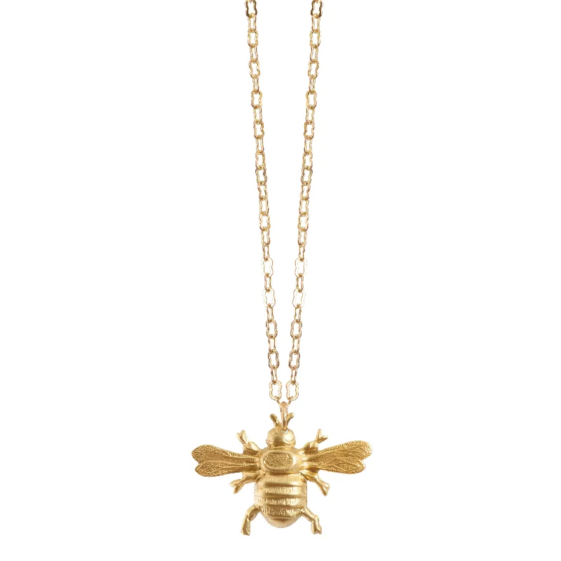 Chunky Gold Necklace-Wee Bee Necklace