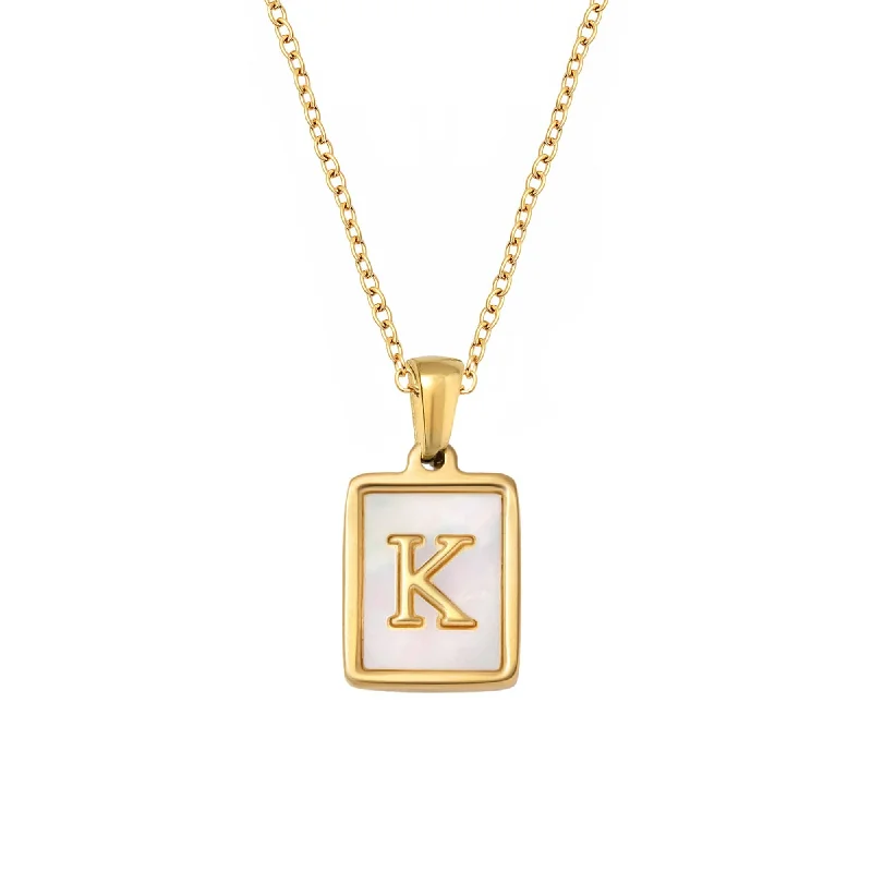 Luxury Diamond Necklace-Kelanhi Initial Necklace