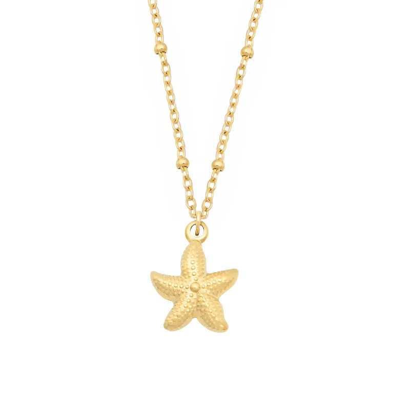 Boho Style Necklace-Pacific Starfish Necklace