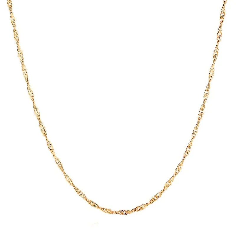 Women’s Elegant Necklace-Waterwave Chain