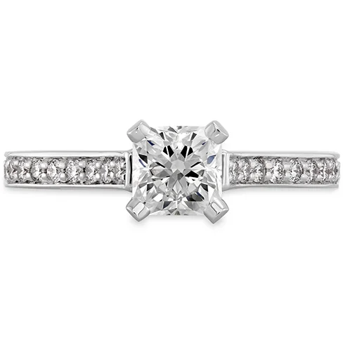 Solitaire Engagement Ring-Hearts On Fire Enticement Channel Dream Diamond Engagement Ring