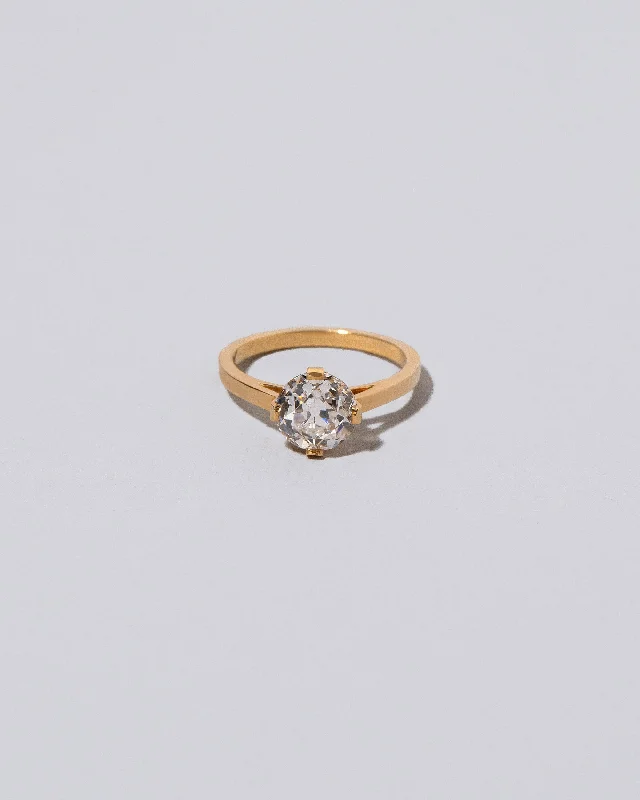 Large Cocktail Ring-Barragán Ring - Super White Diamond