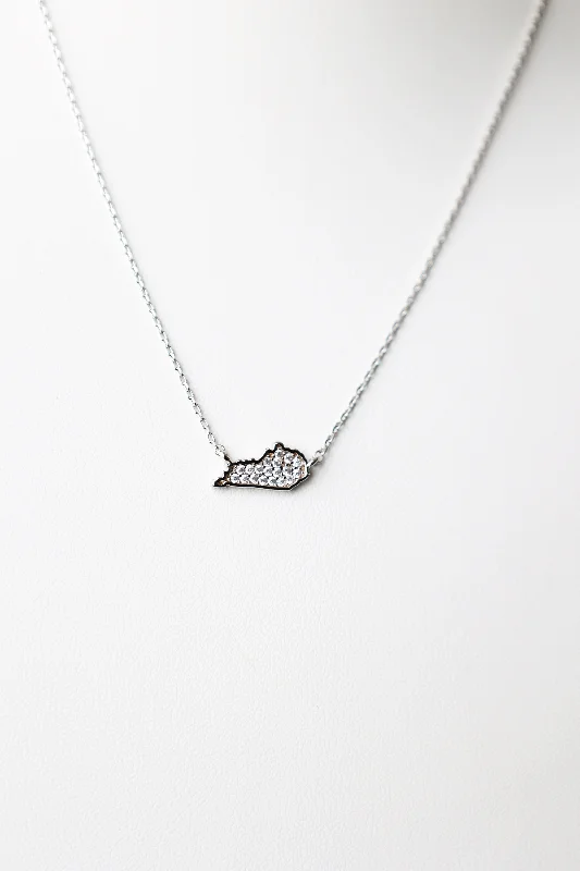 Delicate Chain Necklace-State Love Charm Necklace