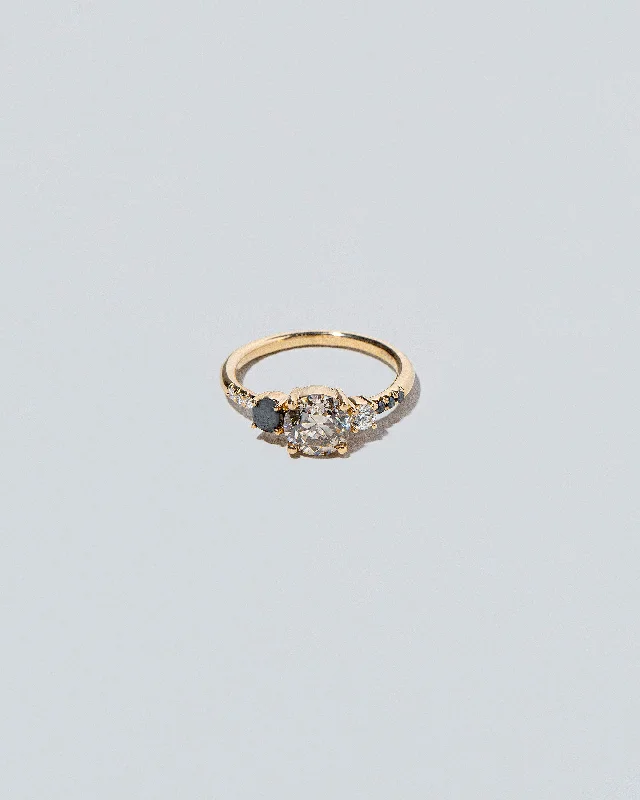 Birthstone Ring for Women-Orion Ring - Champagne Diamond