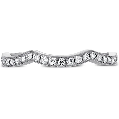 Luxury Wedding Ring-Hearts On Fire Intertwining Diamond Band