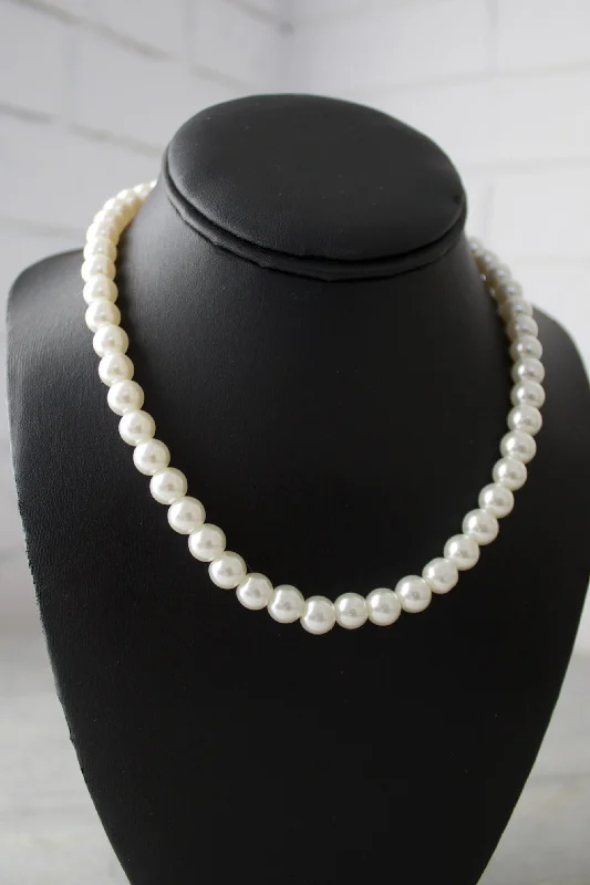 Designer Pearl Necklace-18K Nicole Pearl Necklace