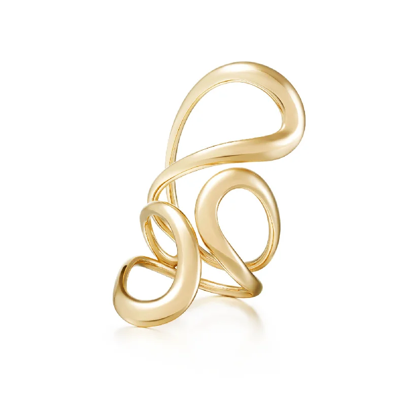 Unique Couples Rings-ARIA JANE RING Large (Gold)