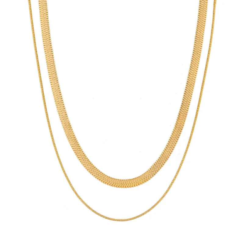 Designer Diamond Necklace-Colette Layered Necklace Set